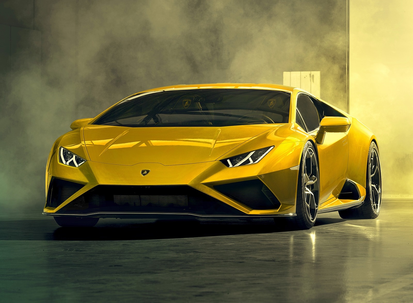 2021 Lamborghini Huracán EVO RWD Front Wallpapers (8)