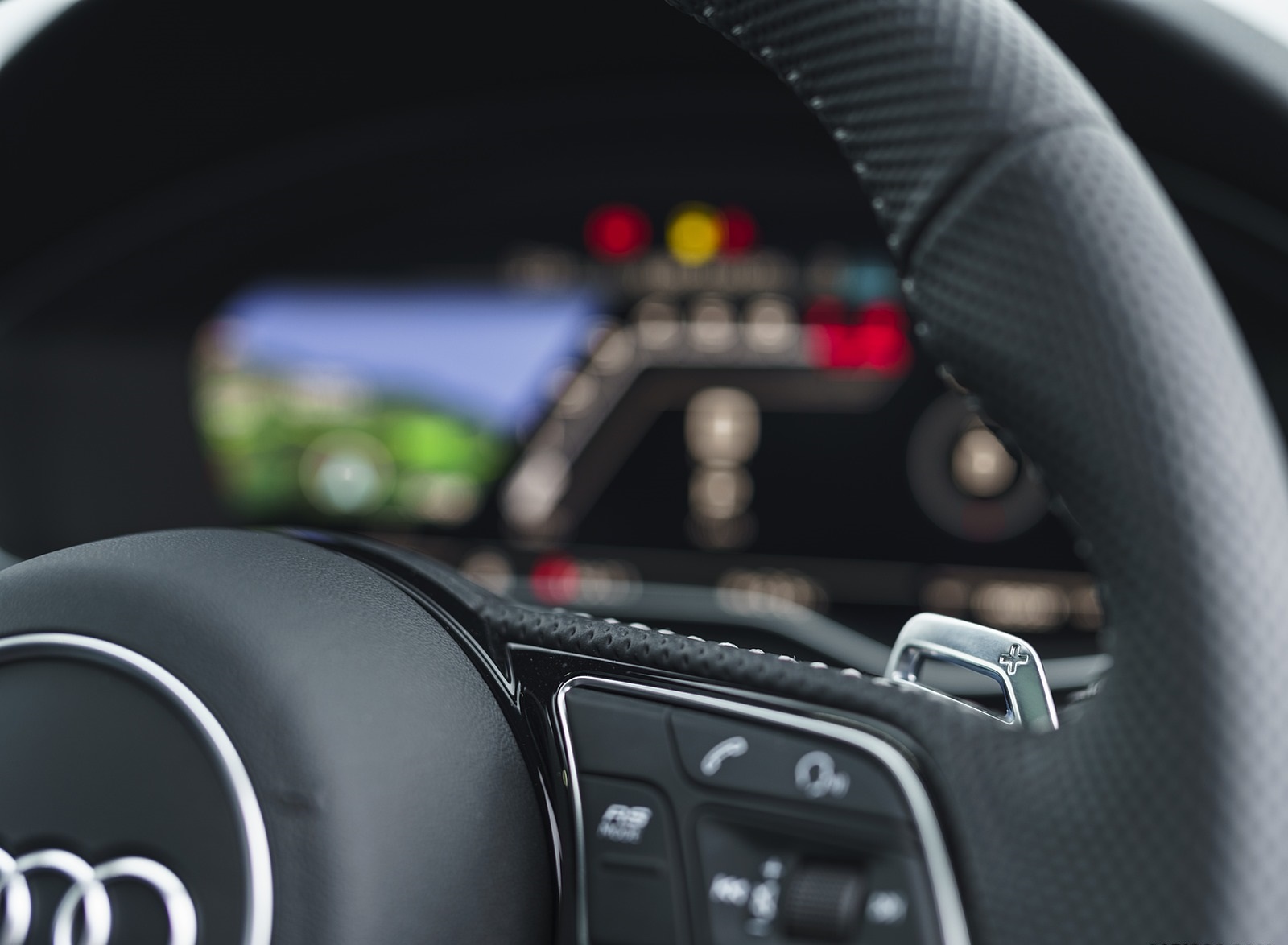 2020 Audi RS 4 Avant (UK-Spec) Interior Steering Wheel Wallpapers #141 of 169