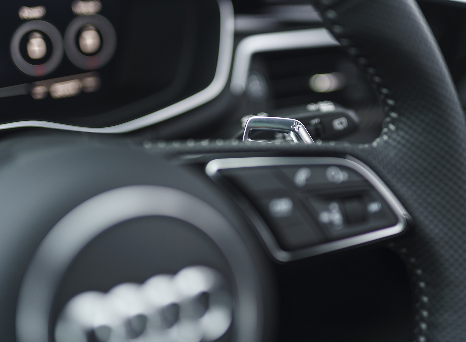 2020 Audi RS 4 Avant (UK-Spec) Interior Steering Wheel Wallpapers #140 of 169