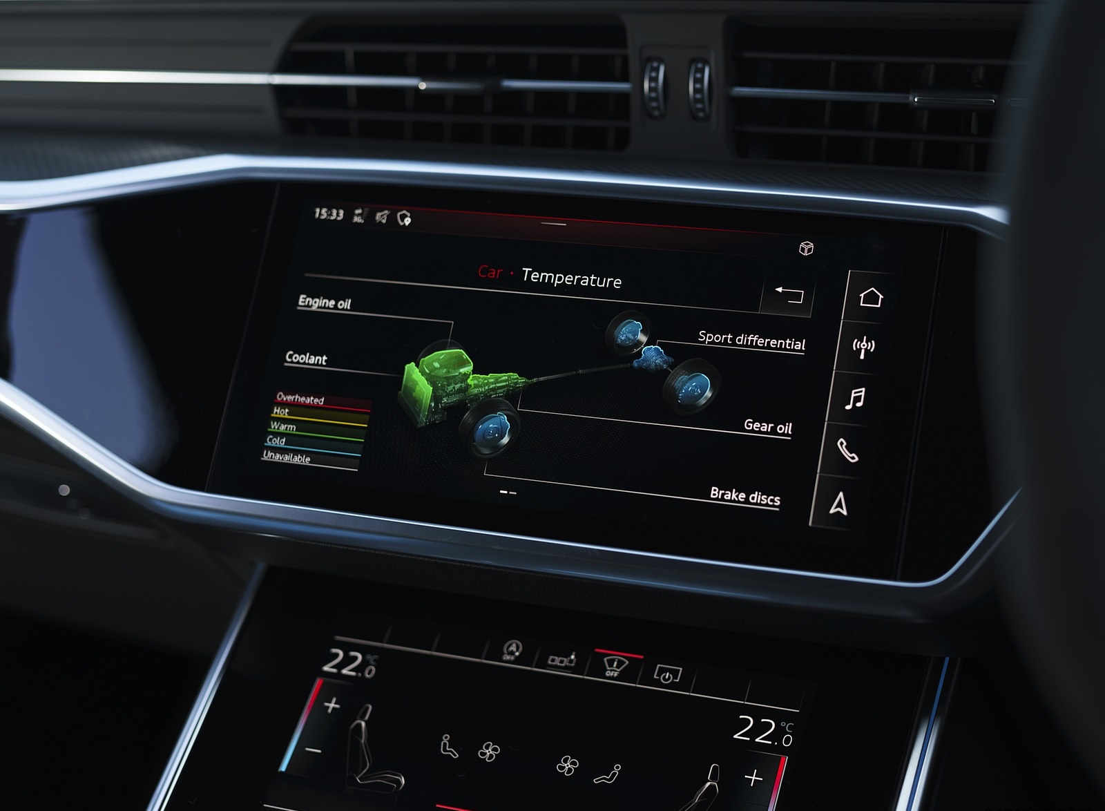2020 Audi RS 6 Avant (UK-Spec) Central Console Wallpapers #122 of 146