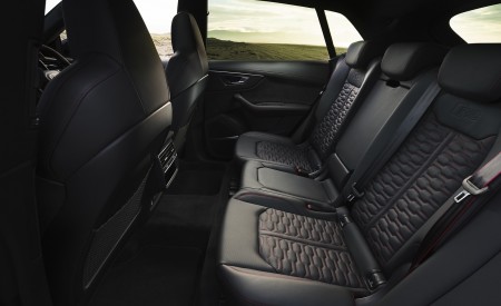 2020 Audi RS Q8 (UK-Spec) Interior Rear Seats Wallpapers 450x275 (87)