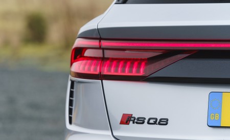 2020 Audi RS Q8 (UK-Spec) Tail Light Wallpapers 450x275 (63)