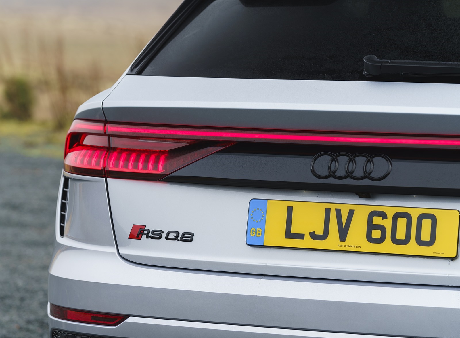 2020 Audi RS Q8 (UK-Spec) Tail Light Wallpapers #62 of 90