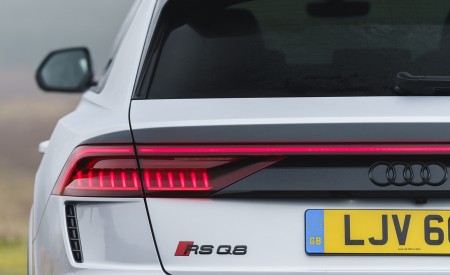 2020 Audi RS Q8 (UK-Spec) Tail Light Wallpapers 450x275 (61)