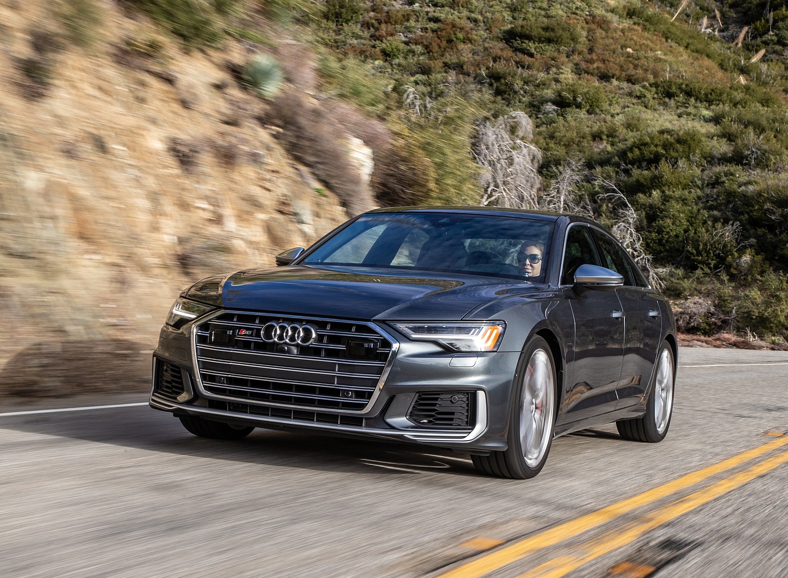 2020 Audi S6 (US-Spec) Front Wallpapers (1)