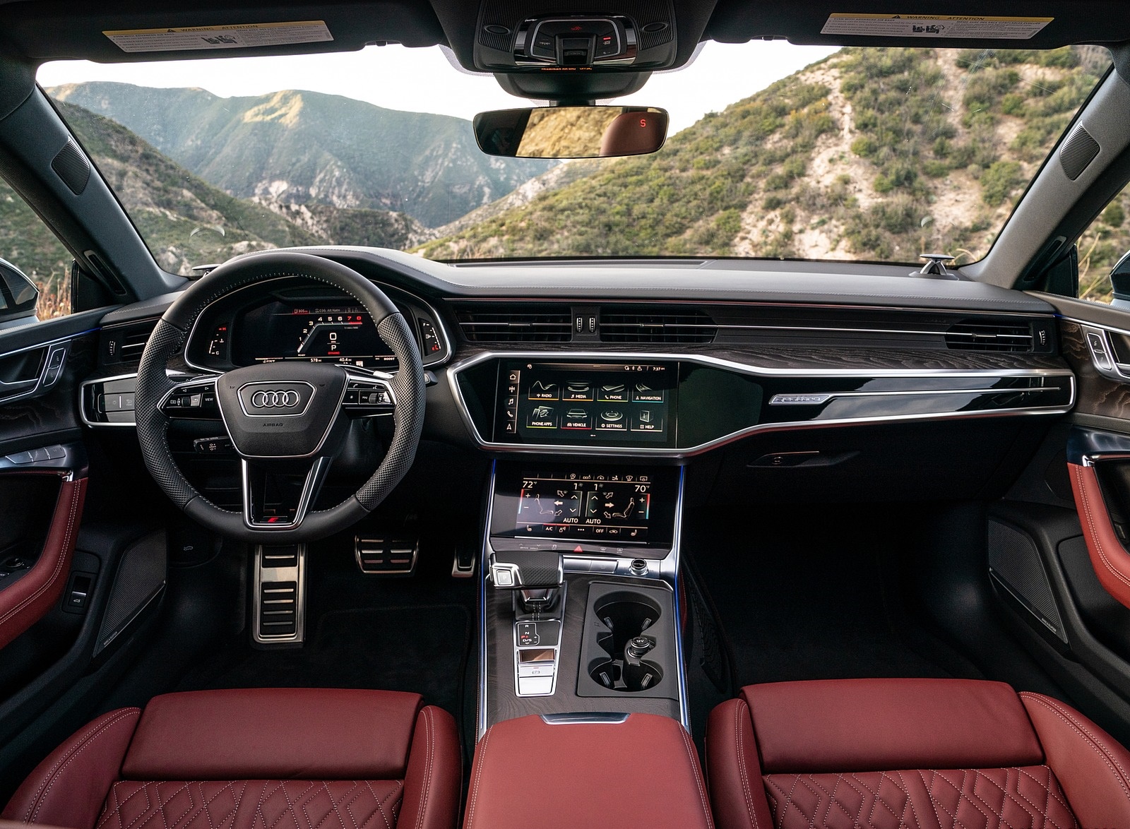 2020 Audi S6 (US-Spec) Interior Cockpit Wallpapers #23 of 24