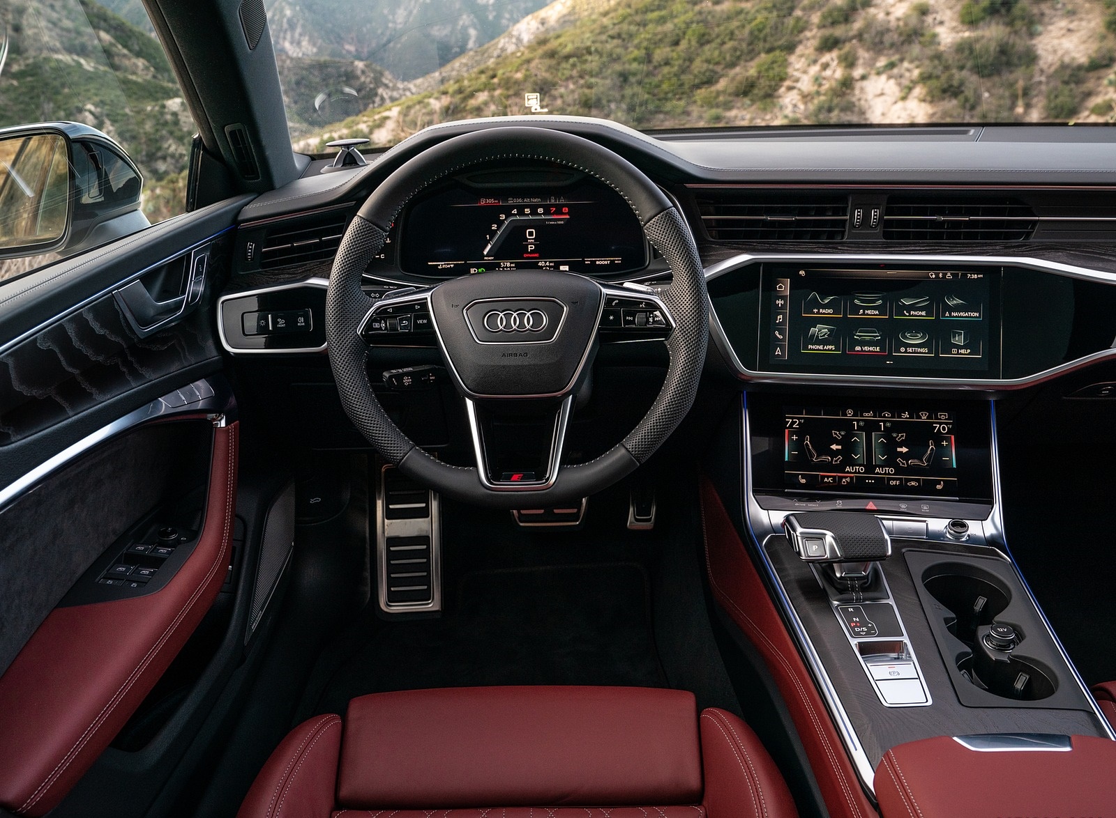 2020 Audi S6 (US-Spec) Interior Cockpit Wallpapers #22 of 24