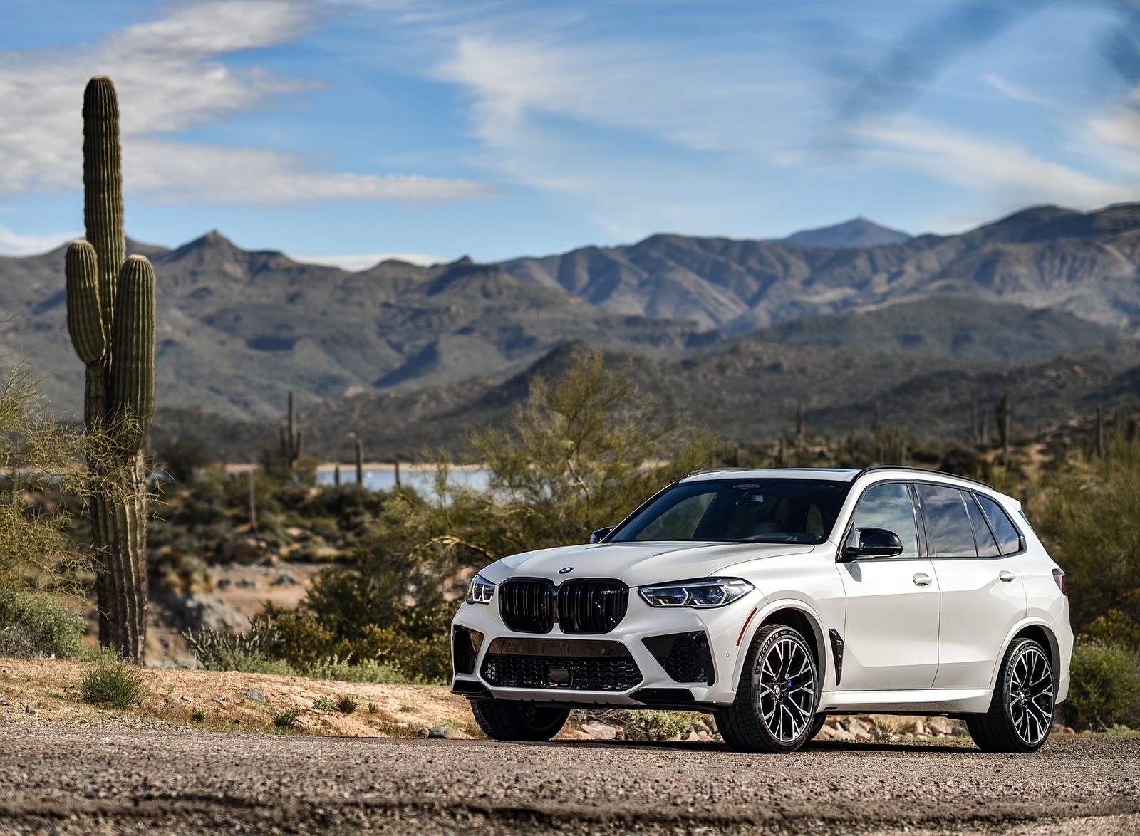 2020 BMW X5 M Competition (Color: Mineral White; US-Spec) Front Three-Quarter Wallpapers #174 of 196