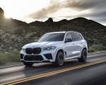 2020 BMW X5 M Competition (Color: Mineral White; US-Spec) Front Three-Quarter Wallpapers 150x120 (131)
