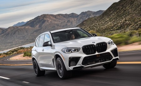 2020 BMW X5 M Competition (Color: Mineral White; US-Spec) Front Wallpapers 450x275 (137)