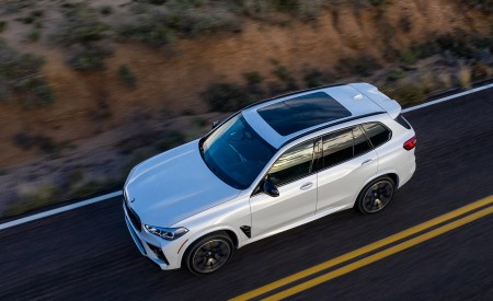 2020 BMW X5 M Competition (Color: Mineral White; US-Spec) Top Wallpapers 450x275 (149)