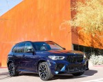 2020 BMW X5 M Competition (Color: Tanzanit Blue Metallic; US-Spec) Front Three-Quarter Wallpapers 150x120