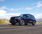 2020 BMW X5 M Competition (Color: Tanzanit Blue Metallic; US-Spec) Front Three-Quarter Wallpapers 150x120