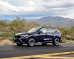 2020 BMW X5 M Competition (Color: Tanzanit Blue Metallic; US-Spec) Front Three-Quarter Wallpapers 150x120