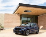 2020 BMW X5 M Competition (Color: Tanzanit Blue Metallic; US-Spec) Front Three-Quarter Wallpapers 150x120