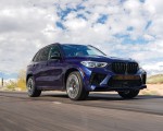 2020 BMW X5 M Competition (Color: Tanzanit Blue Metallic; US-Spec) Front Three-Quarter Wallpapers 150x120