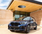 2020 BMW X5 M Competition (Color: Tanzanit Blue Metallic; US-Spec) Front Three-Quarter Wallpapers 150x120