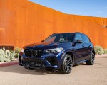 2020 BMW X5 M Competition (Color: Tanzanit Blue Metallic; US-Spec) Front Three-Quarter Wallpapers 150x120