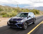 2020 BMW X5 M Competition (Color: Tanzanit Blue Metallic; US-Spec) Front Three-Quarter Wallpapers 150x120