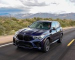 2020 BMW X5 M Competition (Color: Tanzanit Blue Metallic; US-Spec) Front Three-Quarter Wallpapers 150x120 (17)