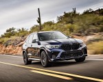 2020 BMW X5 M Competition (Color: Tanzanit Blue Metallic; US-Spec) Front Three-Quarter Wallpapers 150x120