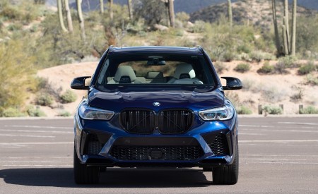 2020 BMW X5 M Competition (Color: Tanzanit Blue Metallic; US-Spec) Front Wallpapers 450x275 (68)