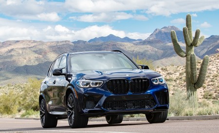 2020 BMW X5 M Competition (Color: Tanzanit Blue Metallic; US-Spec) Front Wallpapers 450x275 (48)