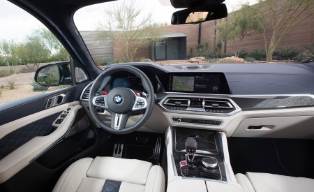 2020 BMW X5 M Competition (Color: Tanzanit Blue Metallic; US-Spec) Interior Cockpit Wallpapers 450x275 (84)