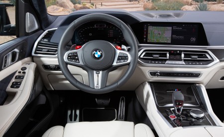 2020 BMW X5 M Competition (Color: Tanzanit Blue Metallic; US-Spec) Interior Cockpit Wallpapers 450x275 (82)