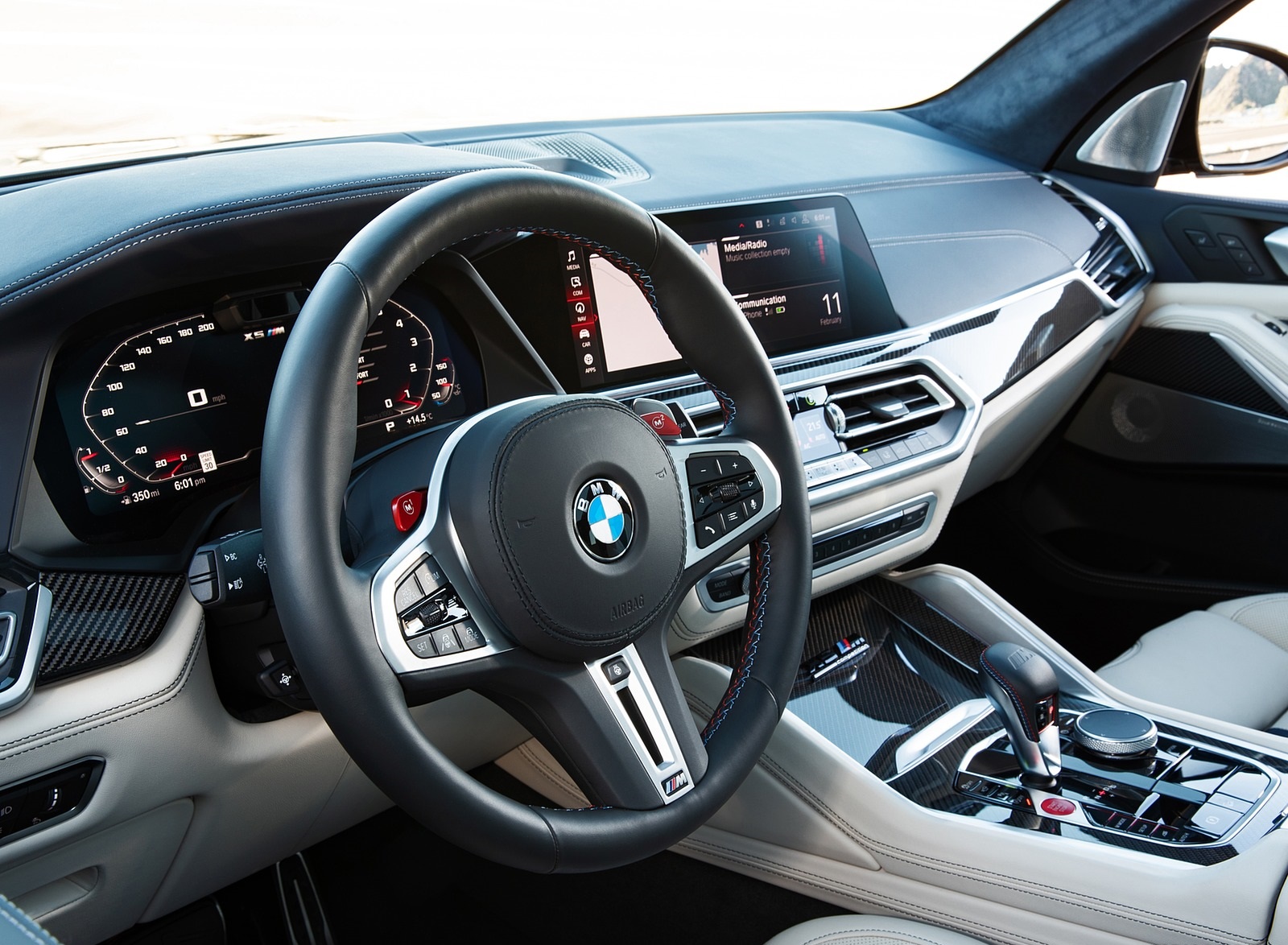 2020 BMW X5 M Competition (Color: Tanzanit Blue Metallic; US-Spec) Interior Wallpapers #85 of 196