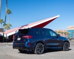2020 BMW X5 M Competition (Color: Tanzanit Blue Metallic; US-Spec) Rear Three-Quarter Wallpapers 150x120 (69)