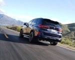 2020 BMW X5 M Competition (Color: Tanzanit Blue Metallic; US-Spec) Rear Three-Quarter Wallpapers 150x120