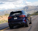 2020 BMW X5 M Competition (Color: Tanzanit Blue Metallic; US-Spec) Rear Wallpapers 150x120