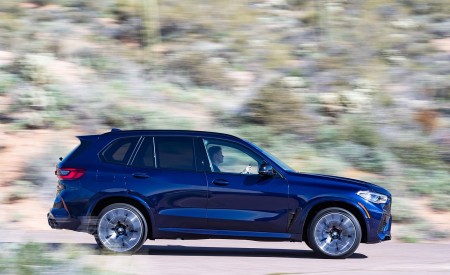 2020 BMW X5 M Competition (Color: Tanzanit Blue Metallic; US-Spec) Side Wallpapers 450x275 (44)