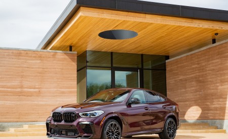 2020 BMW X6 M Competition (Color: Ametrine Metallic; US-Spec) Front Three-Quarter Wallpapers 450x275 (81)