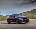 2020 BMW X6 M Competition (Color: Ametrine Metallic; US-Spec) Front Three-Quarter Wallpapers 150x120