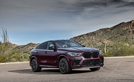 2020 BMW X6 M Competition (Color: Ametrine Metallic; US-Spec) Front Three-Quarter Wallpapers 450x275 (70)