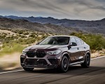 2020 BMW X6 M Competition (Color: Ametrine Metallic; US-Spec) Front Three-Quarter Wallpapers 150x120