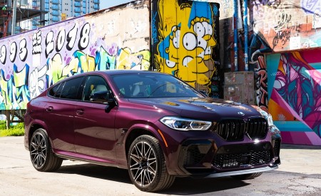 2020 BMW X6 M Competition (Color: Ametrine Metallic; US-Spec) Front Three-Quarter Wallpapers 450x275 (87)