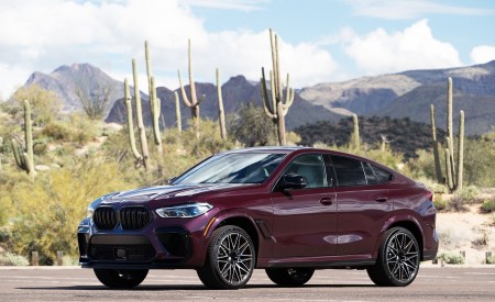 2020 BMW X6 M Competition (Color: Ametrine Metallic; US-Spec) Front Three-Quarter Wallpapers 450x275 (71)