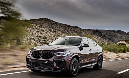 2020 BMW X6 M Competition (Color: Ametrine Metallic; US-Spec) Front Three-Quarter Wallpapers 450x275 (41)