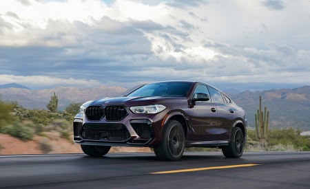 2020 BMW X6 M Competition (Color: Ametrine Metallic; US-Spec) Front Three-Quarter Wallpapers 450x275 (22)