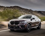 2020 BMW X6 M Competition (Color: Ametrine Metallic; US-Spec) Front Three-Quarter Wallpapers 150x120