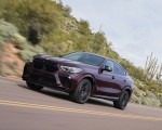 2020 BMW X6 M Competition (Color: Ametrine Metallic; US-Spec) Front Three-Quarter Wallpapers 150x120