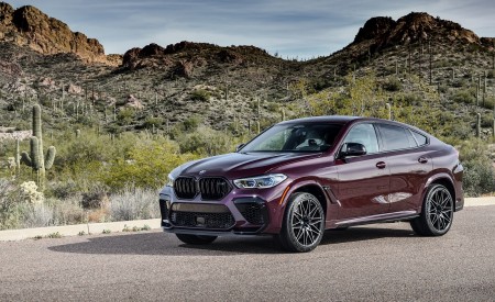 2020 BMW X6 M Competition (Color: Ametrine Metallic; US-Spec) Front Three-Quarter Wallpapers 450x275 (73)