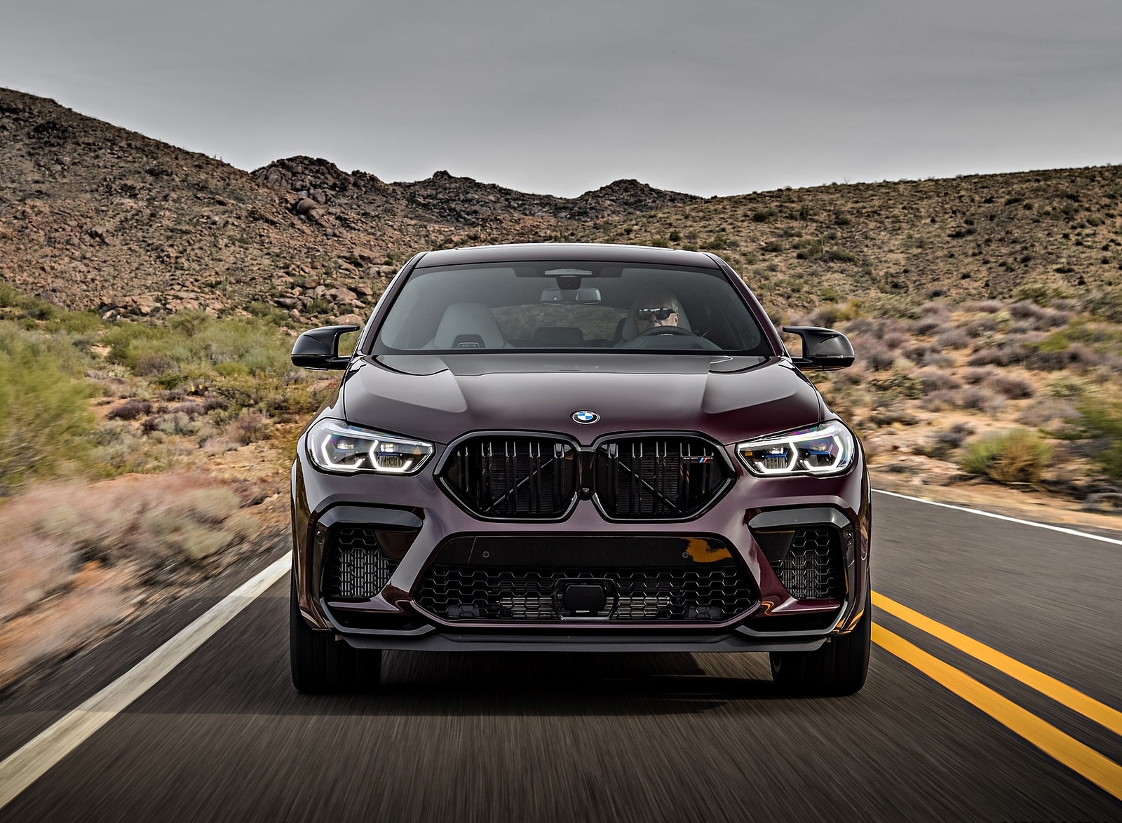 2020 BMW X6 M Competition (Color: Ametrine Metallic; US-Spec) Front Wallpapers #47 of 206