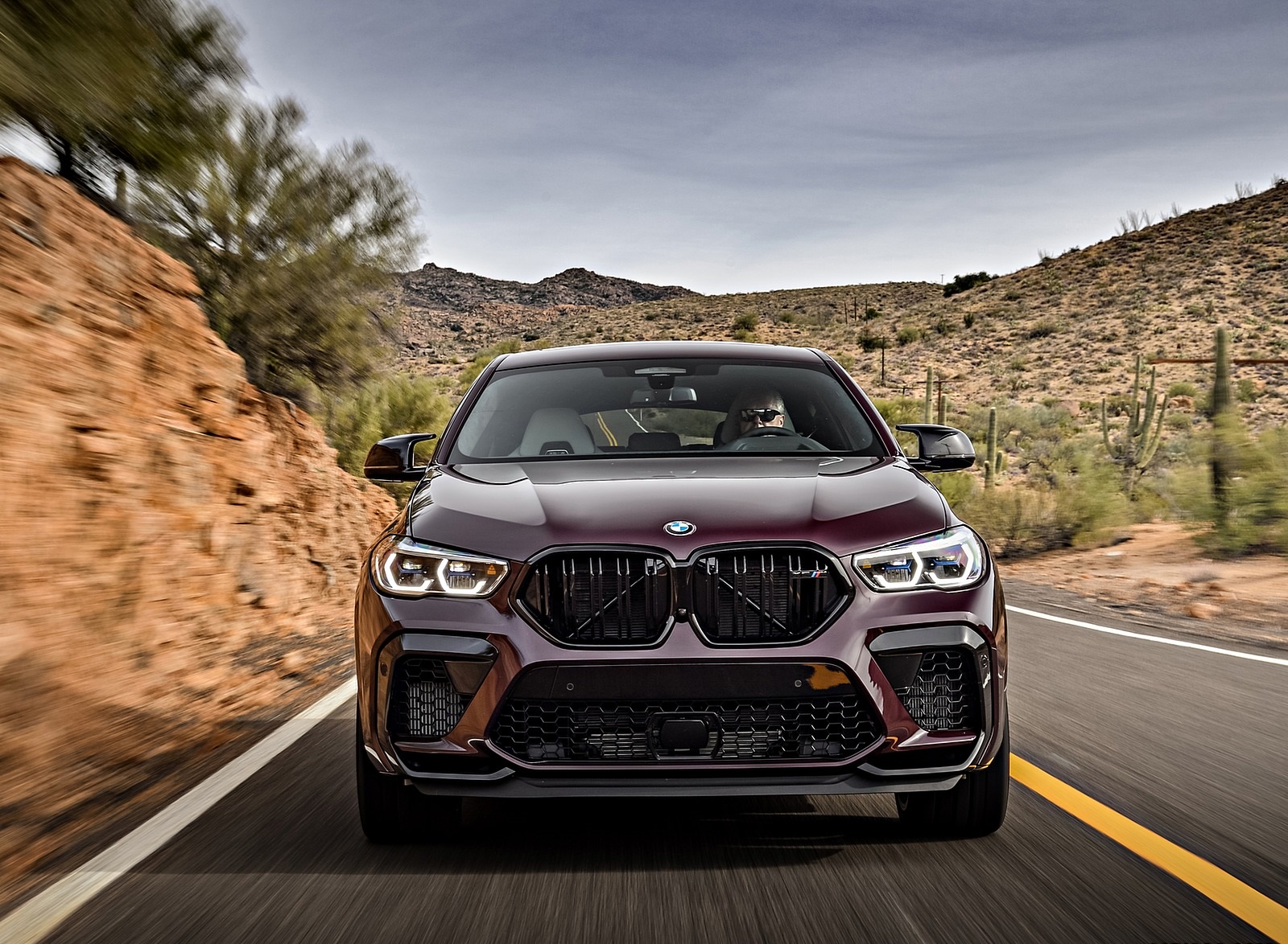 2020 BMW X6 M Competition (Color: Ametrine Metallic; US-Spec) Front Wallpapers #48 of 206