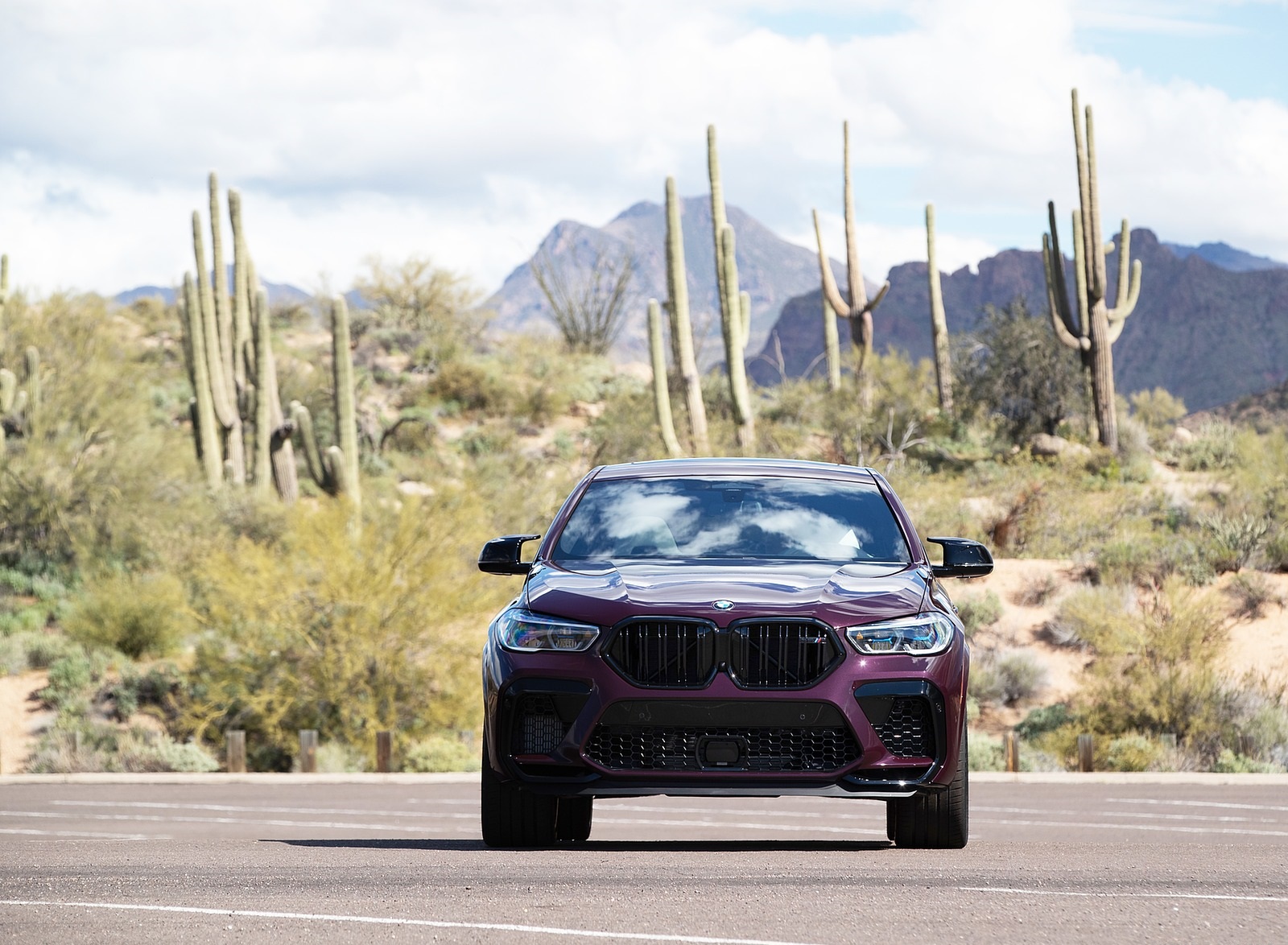 2020 BMW X6 M Competition (Color: Ametrine Metallic; US-Spec) Front Wallpapers #74 of 206
