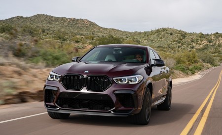 2020 BMW X6 M Competition (Color: Ametrine Metallic; US-Spec) Front Wallpapers 450x275 (2)