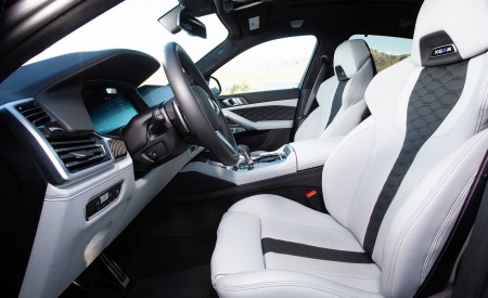 2020 BMW X6 M Competition (Color: Ametrine Metallic; US-Spec) Interior Front Seats Wallpapers 450x275 (110)